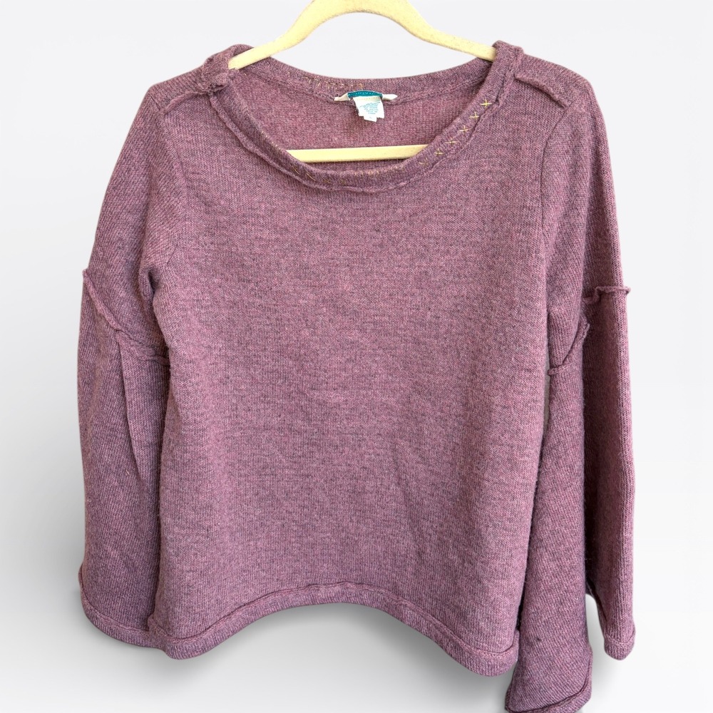 Sundance Mountain Retreat Bell Sleeve Sweater Purple Size‎ S